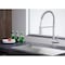 Anzzi Carriage Single Handle Standard Kitchen Faucet in Brushed Nickel KF-AZ211BN - alternate 3